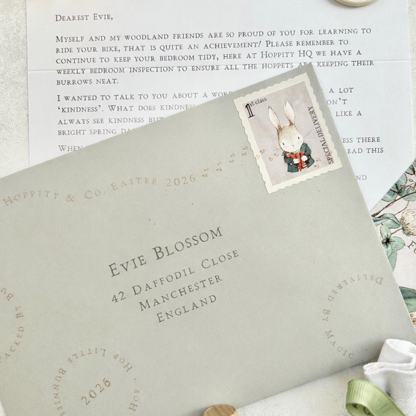 Letter From The Easter Bunny (Single Child Edition)