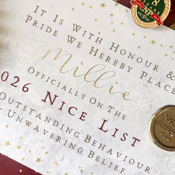 The Nice Certificate